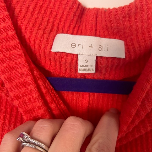 Beautiful orange long sleeve Anthropologie shirt - Picture 4 of 5